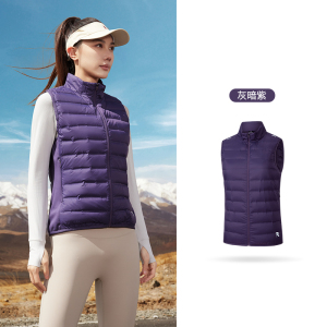 361°女装冬季新款羽绒服马甲保暖运动外套女662442401