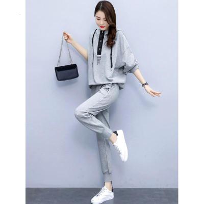 运动套装女春装2021年新款女装春款气质女神范高端洋气早春两件套