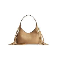 COACH女士可肩背斜挎多功能绒面革单肩包23.5cm*7.6cm*18.4cm