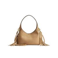 COACH女士可肩背斜挎多功能绒面革单肩包23.5cm*7.6cm*18.4cm