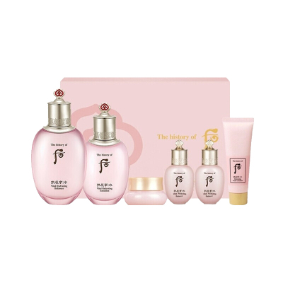 [国内专柜版]Whoo后 拱辰享水妍水沄系列水乳礼盒6件套护肤套装
