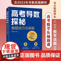 高考导数探秘 解题技巧与策略 数学 高考数学2024年真题解析 北京大学 高分秘籍高考备考 历年真题典型例题精选习题