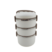 妙简乐 三层不锈钢餐盒 MJL-0006 个