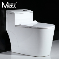曼戈夫卫浴 马桶连体式大冲力大口径8.0大管道超漩式防臭坐便器家用地排节水座便器 250/350/400坑距/300MM