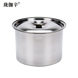 珑伽辛 特厚不锈钢无磁味盅 20cm/个