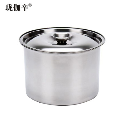 珑伽辛 特厚不锈钢无磁味盅 20cm/个