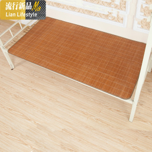 双面凉席1.8m席子1.5米三件套学生宿舍单人0.85竹席0.9寝室席床席 三维工匠