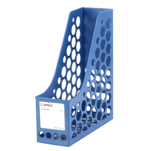 齐心 A1083 大容量资料架 单格 蓝 单个装