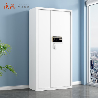 质凡 保密柜通体柜带抽指纹锁 /ZF-BMG059/1850*420*900mm(厚度0.7mm)