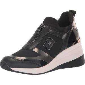 DKNY女士运动休闲楔跟跑鞋百搭舒适日常通勤轻便透气健步鞋