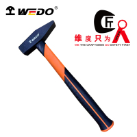 维度WEDO钳工锤超大号扁口锤扁嘴锤鸭嘴锤(包塑柄工业级) 1000g WEDO297315 /把