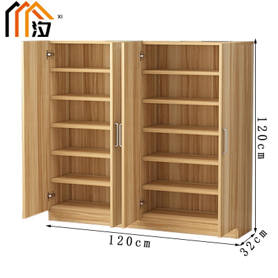 汐多层鞋柜四门个