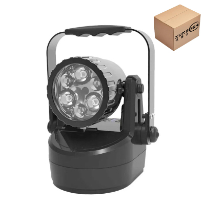 讯博士 STTZD100 12W DC22.2V IP66 强光8h 工作光16h 色温5000K 正白 LED手提探照灯(计价单位:盏)黑色