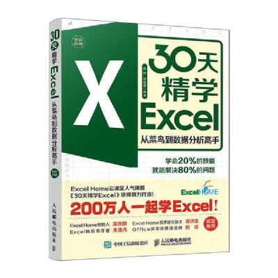 正版新书]30天精学Excel 从菜鸟到数据分析高手金桥,周奎奎 编97