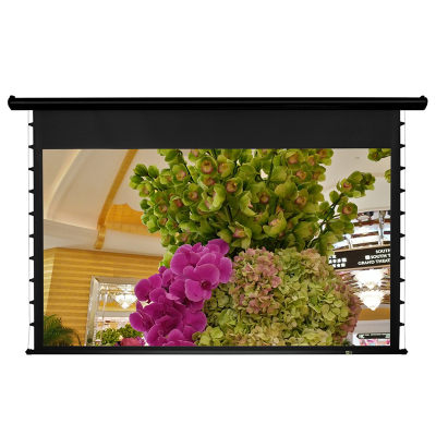 经科JK电动拉线投影幕布M3-FL/300s拉绳正投软幕100寸16:10