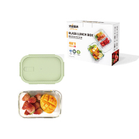 艾逸瑶选 晶萃高硼硅玻璃饭盒640ml CJ-21144