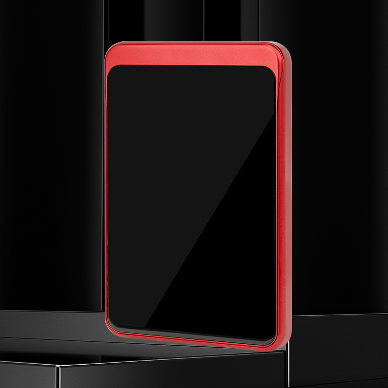 [补贴10%]机动车驾驶证行驶证保护套二合一多功能创意定制男士高端网红卡包 [无定制版红色]航天铝材+9D钢化玻璃★