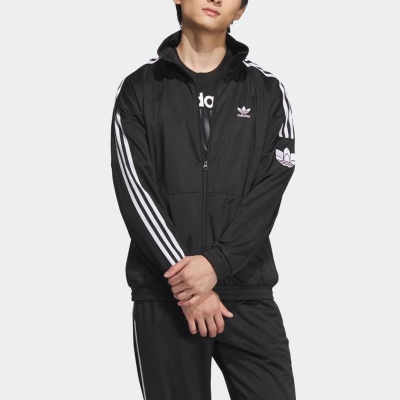ADIDAS阿迪达斯三叶草外套运动休闲舒适立领男女夹克JL8396 D