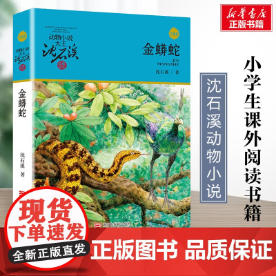 金蟒蛇 升级版 沈石溪动物小说正版品藏书系 小学生三年级四年级课外书7-8-9-10岁寒暑假课外书阅读浙江少年儿童出版社