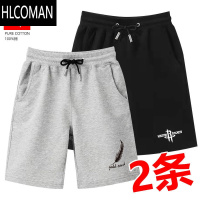 HLCOMAN短裤男士休闲夏季运动五分裤宽松透气吸汗直筒裤加大码