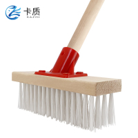 卡质 木杆白色尼龙硬毛长柄地刷 124*50*15cm 把