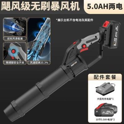 南威飓风级无刷暴风机5.0AH两电锂电鼓风机