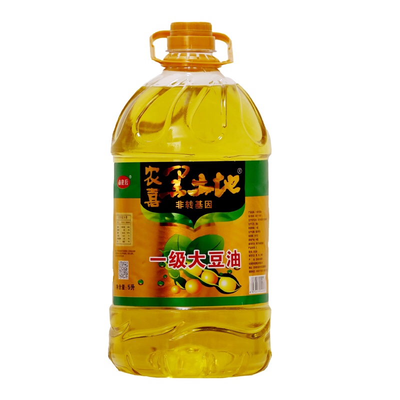 农喜黑土地一级大豆油色拉油5l全国整桶
