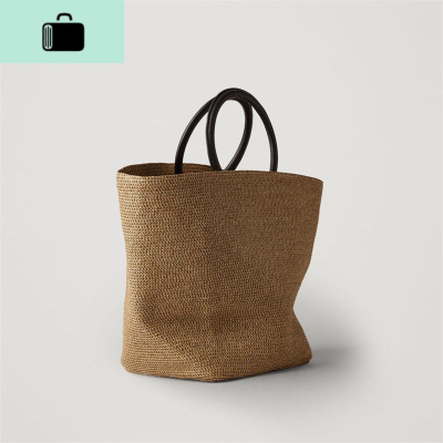 编手提包包女2020夏季新款大容量海边休闲简约沙滩度假托特包潮NEW LAKE 主图色