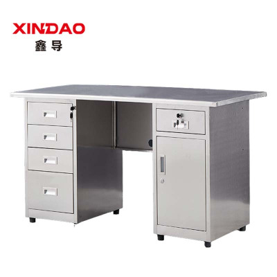 鑫导 304不锈钢办公桌 1400*700*750mm-K01 张