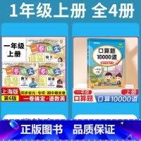 1年级上 语数英(全3册)+口算10000道 小学通用 [正版]2024一卷搞定五年级上沪教版一二年级三四六年级七八九年