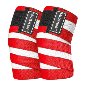 劳拉之星LS0507健身护肘男女加压力量缠绕护手肘弹力绷带卧推护具