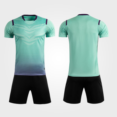 信柏合足球服套装新款赛训练队服短袖足球衣运动服Y-8631