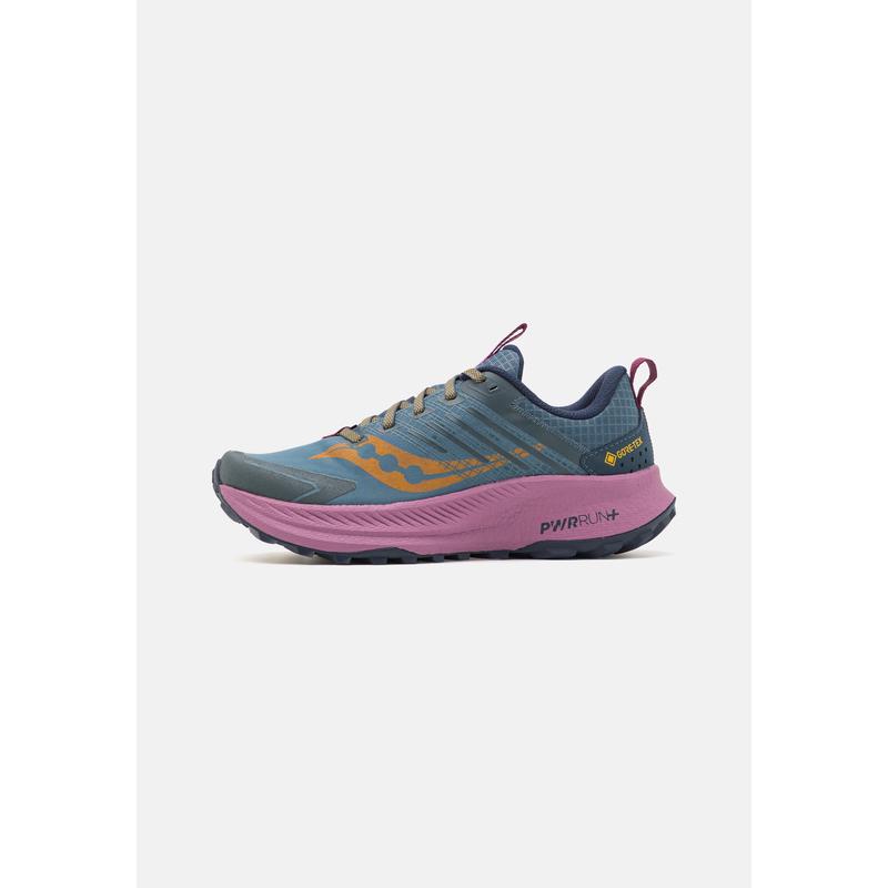 SAUCONY女款防水透气越野跑步鞋轻便耐磨适合多种地形