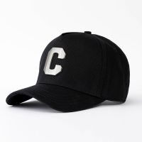 春秋天新款棒球帽男士高顶铁标大C鸭舌帽韩版显脸小遮阳帽女