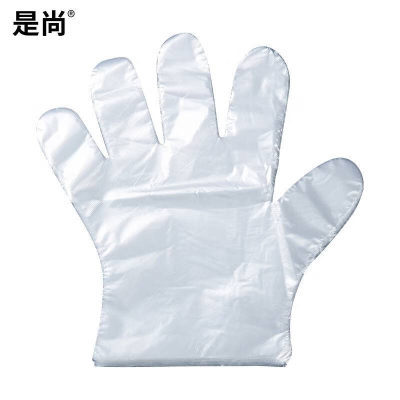 是尚 一次性手套 透明塑料PE薄膜手套 5000只/箱