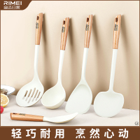 金达日美家用全套厨具不粘锅用锅铲硅胶汤漏勺食品级耐高温X8169