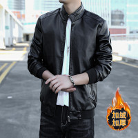 JPDUN皮衣2025新款男士机车外套韩版修身潮流帅气皮衣PU