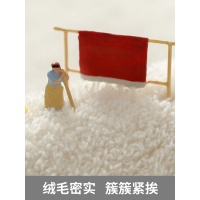 美帮汇ins风地毯卧室床边现代简约客厅北欧长方形加厚满铺榻榻米床前毯