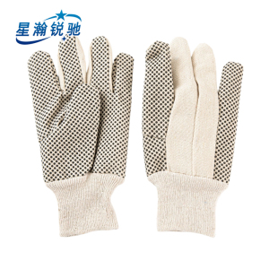 星瀚锐驰 点珠帆布手套80克 XH-LB119 双