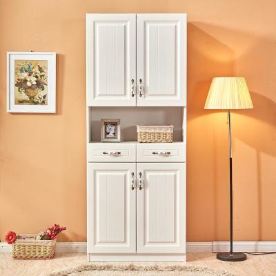 森美人北欧鞋柜简约现代厅柜储物柜多功能实木组合对开衣帽柜阳台柜