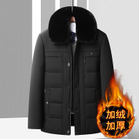 爸爸冬装外套中年男士棉服中老年加厚保暖棉袄爷爷棉衣