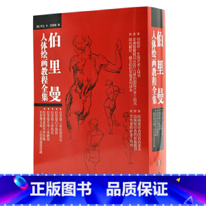 [正版]全五套伯里曼人体绘画教程全集人体结构造型手绘技法艺用画手解剖构人物素描速写临摹范本基础入门动漫美术艺考教学教程