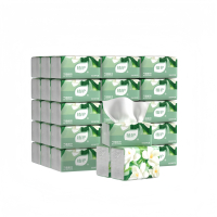 植护浮光茉莉气垫厚纸巾140mm*175mm/4层 80抽*3