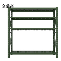 全鼎高农具摆放架安保装备器材存放架拆装盾牌货架盾牌架2000*600*2000