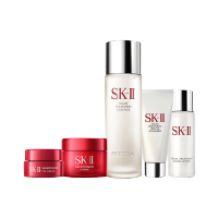 SK-II套装(眼霜2.5g+大红瓶15g+神仙水75ML+洁面20g+清莹露30ML)