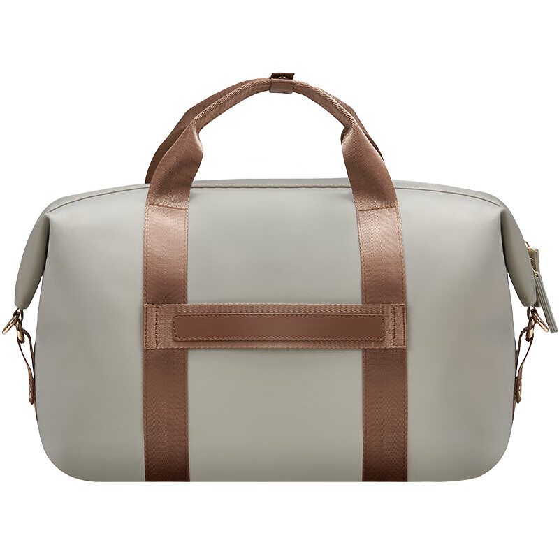 爱华仕(OIWAS)城市旅行系列 女士大容量行李包袋手提包斜挎健身包商务出差OCN7075米白色