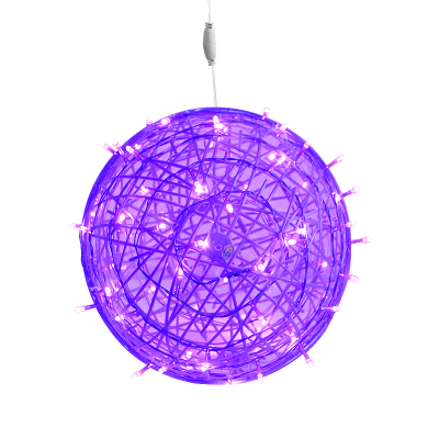 格瑞捷LED藤球挂灯 TQ-30CM-Z紫光 个