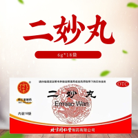 同仁堂二妙丸6g*18袋燥湿清热用于湿热下注白带阴囊湿痒