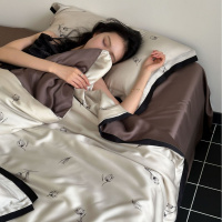 A类60支LF级兰精天丝夏被四件套高端夏季法式空调大豆纤维夏凉被