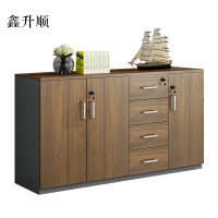 鑫升顺办公室矮柜储物柜文件柜3门4抽屉
